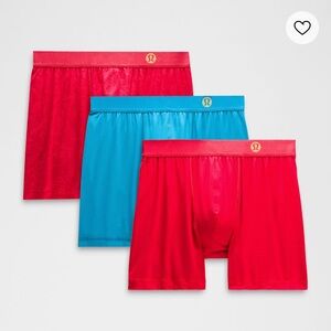 lululemon athletica Red and Blue Boxer Briefs